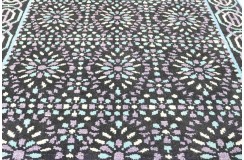 Ciepły dywan indyjski 100% wełna owcza nowoczesny wzór 170x230cm