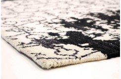 Ciepły dywan indyjski 100% wełna owcza nowoczesny wzór 170x240cm