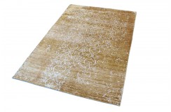 Ciepły dywan indyjski 100% wełna owcza nowoczesny wzór 170x240cm