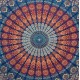 Gobelin bawełniany na ścianę z Indii 140x185cm mandala ręcznie wykonana insyjska