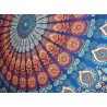 Gobelin bawełniany na ścianę z Indii 140x185cm mandala ręcznie wykonana insyjska