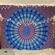 Gobelin bawełniany na ścianę z Indii 140x185cm tkaniana ręcznie wykonana indyjska