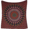 Ręcznie wykonanany przez rzemieślników indyjskich gobelin mandala