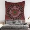 Ręcznie wykonanany przez rzemieślników indyjskich gobelin mandala