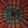 Ręcznie wykonanany przez rzemieślników indyjskich gobelin mandala