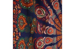 Ręcznie wykonanany przez rzemieślników indyjskich gobelin mandala