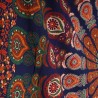 Ręcznie wykonanany przez rzemieślników indyjskich gobelin mandala
