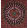 Ręcznie wykonanany przez rzemieślników indyjskich gobelin mandala