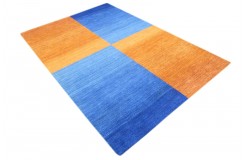 Kolorowy designerski nowoczesny dywan wełniany ok 160x230cm Indie 2cm gruby prosty