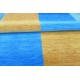 Kolorowy designerski nowoczesny dywan wełniany ok 160x230cm Indie 2cm gruby prosty