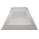 Geometryczny cieniowany beżowy dywan do salonu 100% wełniany tafting 160x230cm