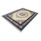 Wielki dywan Aubusson Peking China Antik Finish ręcznie tkany z Chin 300x400cm 100% wełna oryginalny kwiatowy niebieski
