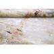Unikatowy okrągły dywan jedwabny z Nepalu deseń vintage 200X200cm luksus jedwab z bananowca