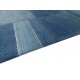 Ręcznie tkany wełniany z jedwabiem dywan indyjski Nepal 250x300cm patchwork niebieski