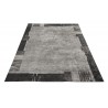 Luksusowy nepalski dywan patchwork szary 250x300 wełna i jedwab