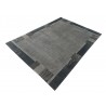 Luksusowy nepalski dywan patchwork szary 250x300 wełna i jedwab