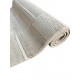 Ręcznie tkany wełniany z jedwabiem dywan indyjski Nepal 90x160cm patchwork jasny beż brąz