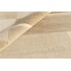 Ręcznie tkany wełniany z jedwabiem dywan indyjski Nepal 200x300cm wzór patchwork beżowy piaskowy