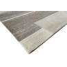 Luksusowy nepalski dywan patchwork szary 200x300cm wełna i jedwab