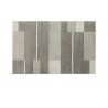 Luksusowy nepalski dywan patchwork szary 200x300cm wełna i jedwab