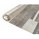 Ręcznie tkany wełniany z jedwabiem dywan indyjski Nepal 200x300cm wzór patchwork beżowy szary