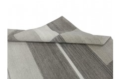 Luksusowy nepalski dywan patchwork szary 200x300cm wełna i jedwab