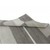 Luksusowy nepalski dywan patchwork szary 200x300cm wełna i jedwab
