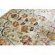 Dywan Ziegler Khorjin Arijana Classic Shabargan 100% wełna kamienowana ręcznie tkany luksusowy 100x150cm kolorowy w palmety