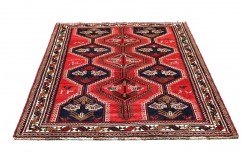 Bogaty perski dywan Shiraz z Iranu ok 140x200 tradycyjny czerwony