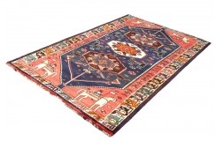 Bogaty perski dywan Shiraz z Iranu ok 160x260 tradycyjny czerwony