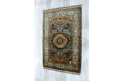 Ręcznie tkany dywan Ziegler Khorjin z Pakistanu 100%wełna 80x130cm