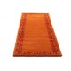 100% wełniany dywan Gabbeh Loribaft pomarańczowy chodnik 80x250cm Indie