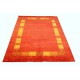 100% wełniany dywan Gabbeh Loribaft pomarańczowy 170x240cm Indie
