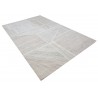 Beżowy designerski nowoczesny dywan wełniany ok 200x300cm Indie 2cm gruby geometryczny