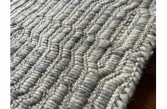 Piękny ręcznie wykonany płasko tkany kilim dywan wełniana filcowana gruba przędza z Indii 150x240cmi dwustronny