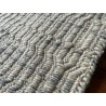 Piękny ręcznie wykonany płasko tkany kilim dywan wełniana filcowana gruba przędza z Indii 150x240cmi dwustronny