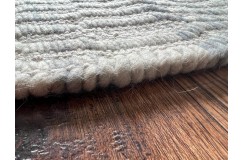 Piękny ręcznie wykonany płasko tkany kilim dywan wełniana filcowana gruba przędza z Indii 150x240cmi dwustronny