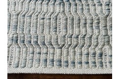 Piękny ręcznie wykonany płasko tkany kilim dywan wełniana filcowana gruba przędza z Indii 150x240cmi dwustronny