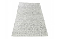 Piękny ręcznie wykonany płasko tkany kilim dywan wełniana filcowana gruba przędza z Indii 150x240cmi dwustronny