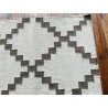 Wełniany kilim dywan z Indii 160x230cm ręcznie tkany brąz
