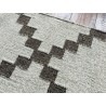 Wełniany kilim dywan z Indii 160x230cm ręcznie tkany brąz