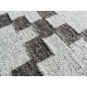 100% wełniany gęsty gruby dywan kilim 160x230 brązowo beżowo-brązowy ręcznie tkany z Indii geometryczny