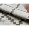 Wełniany kilim dywan z Indii 160x230cm ręcznie tkany brąz