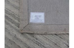 100% wełna gruby dywan z Indii 200x300cm beżowy geometryczny