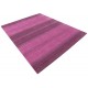 Fioletowy designerski nowoczesny dywan wełniany ok 200x250cm Indie 2cm gruby cieniowany