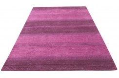 100% wełna gruby dywan z Indii 200x250cm fioletowy z deseniem