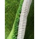 Gładki 100% wełniany dywan Gabbeh Handloom zielony 170x240cm 2cm gruby