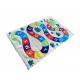 Miękki dywan dla dzieci kolorowy wąż i alfabet do pokoju dziecięcego 120x180cm kolorowy