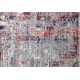 Unikatowy dywan jedwabny (jedwab z włókna bananowca) z Nepalu deseń vintage 170x240cm luksusowy szary wielokolorowy