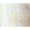 Unikatowy turkusowy dywan jedwabny z Nepalu deseń vintage 240x300cm luksus jedwab z bananowca szary, żółty
